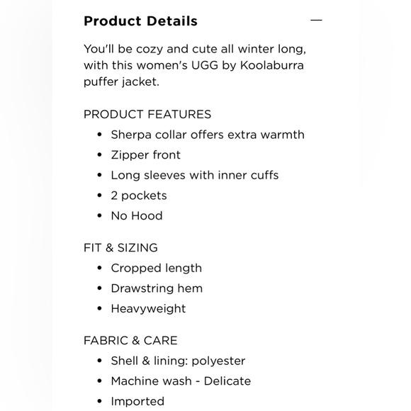 Women's Koolaburra by UGG Sherpa-Trim Puffer Jacket - Picture 9 of 9